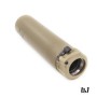 BJTAC SOCOM RC2 stainless steel Dummy Silencer (Dark Earth)