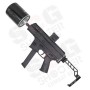 Slong Airsoft Silencer Oil Filter Style D - Black (Big)