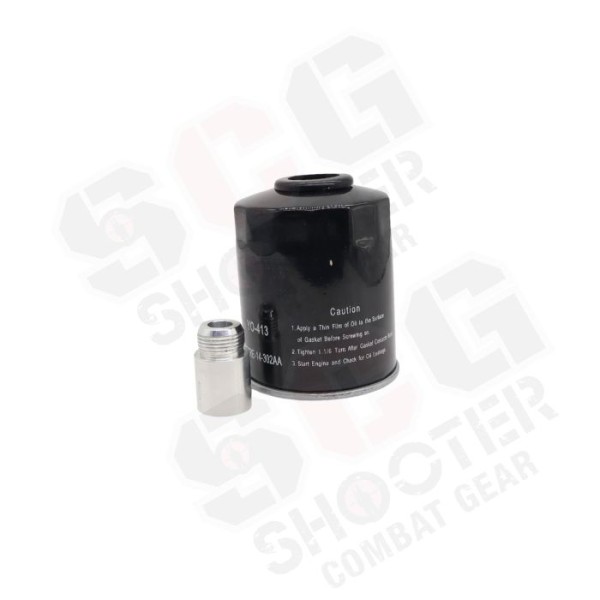 Slong Airsoft Silencer Oil Filter Style A - Black