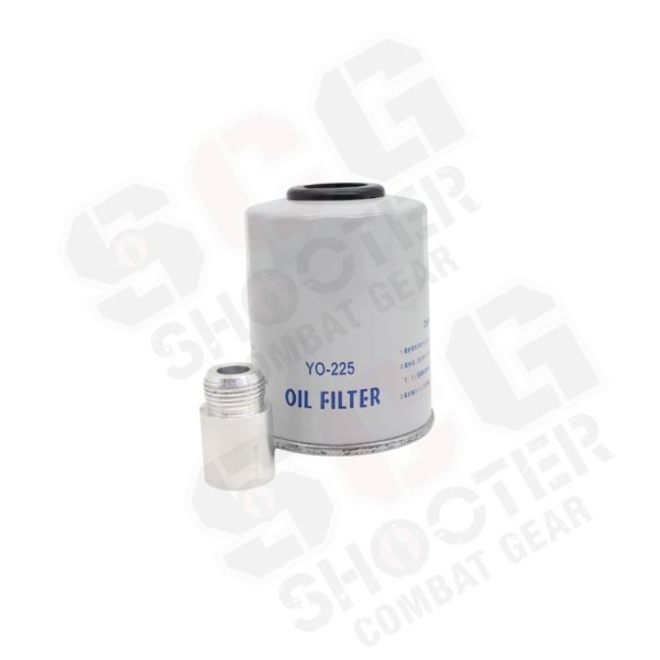Slong Airsoft Silencer Oil Filter Style C - White