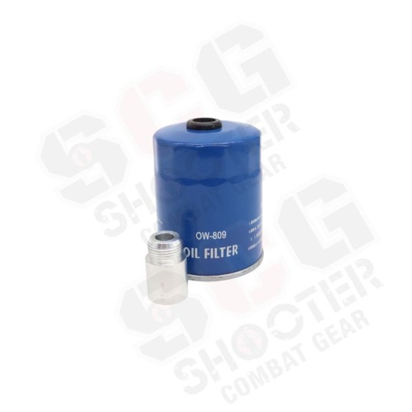 Slong Airsoft Silencer Oil Filter Style B - Blue