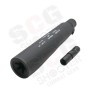 AIRSOFT ARTISAN MP7 QD Silencer FOR MARUI , WE-tech MP7 (BLACK)