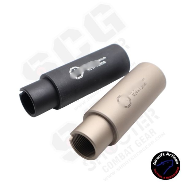 AIRSOFT ARTISAN VR Style Dummy Muzzle Dvices ( BLACK / Titanium Grey )