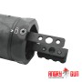 ANGRY GUN M-RAC STYLE SUPPRSSOR SHIELD (TYPE B & C) - BLACK CARBON 6.5 INCH
