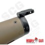 ANGRY GUN U-RAC STYLE SUPPRESSOR SHIELD - CERAKOTE FDE CARBON 6.5 INCH