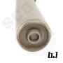 BJTAC SOCOM RC2 stainless steel Dummy Silencer (Dark Earth)