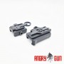 ANGRY GUN HK STYLE FRONT & REAR SIGHT SET FOR UMAREX 416 SERIES