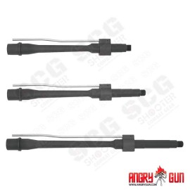 ANGRY GUN 10.3 Inch MK14/MK16 DD GOV ALUMINIUM OUTER BARREL SET SERIES FOR MARUI EVOLT AEG 