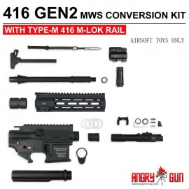 Angrygun 416 GEN 2 MWS CONVERSION KIT FOR MARUI MWS/MTR GBB (TYPE-M)
