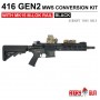 Angrygun 416 GEN 2 MWS CONVERSION KIT FOR MARUI MWS/MTR GBB (MK15-BK)