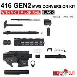 Angrygun 416 GEN 2 MWS CONVERSION KIT FOR MARUI MWS/MTR GBB (MK15-BK)