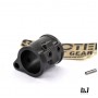 BJTAC G Style MIM Stainless Steel Gas Block for Airsoft ( Black)