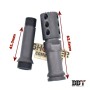 BBT Steel Extend Outer Barrel W/ Steel Flash hider For VFC M249 GBB Airsoft (Short)