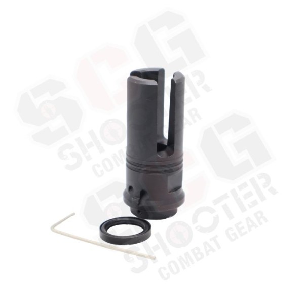 AIRSOFT ARTISAN SF Style 300 3 Prong FlashHider (14mm- ) ( RATTLER )
