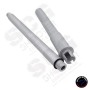 AIRSOFT ARTISAN Recce Style Outer Barrel for MARUI MWS M4 GBB (BLACK / SILVER)