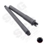 AIRSOFT ARTISAN Recce Style Outer Barrel for MARUI MWS M4 GBB (BLACK / SILVER)