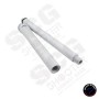 AIRSOFT ARTISAN Recce Style Outer Barrel for GHK M4 GBB (BLACK / SILVER)