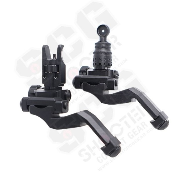 TASK FORCE S-style Offset Folding Sight Set XM7 Airsoft