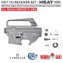 ANGRY GUN COLT 733 CNC RECEIVER SET - HEAT VERSION FOR MARUI MWS / MTR GBB ( COLT LICENSED W/ ROLL MARKING PRESS )