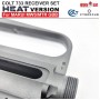 ANGRY GUN COLT 733 CNC RECEIVER SET - HEAT VERSION FOR MARUI MWS / MTR GBB ( COLT LICENSED W/ ROLL MARKING PRESS )