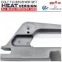 ANGRY GUN COLT 733 CNC RECEIVER SET - HEAT VERSION FOR MARUI MWS / MTR GBB ( COLT LICENSED W/ ROLL MARKING PRESS )