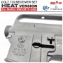 ANGRY GUN COLT 733 CNC RECEIVER SET - HEAT VERSION FOR MARUI MWS / MTR GBB ( COLT LICENSED W/ ROLL MARKING PRESS )