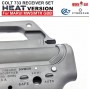 ANGRY GUN COLT 733 CNC RECEIVER SET - HEAT VERSION FOR MARUI MWS / MTR GBB ( COLT LICENSED W/ ROLL MARKING PRESS )