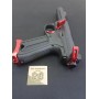 TTI Airsoft Selector Switch Charge Handle for AAP-01 GBB Pistol (Red)