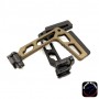 AIRSOFT ARTISAN MCX SHORTER FOLDING STOCK ( BLACK / DDC ) ( BLACK / DDC ) 