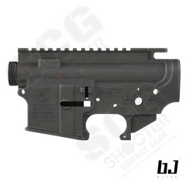 BJTAC CNC 7075 RECEIVER For Marui MWS AR/ M4 GBB Airsoft (Col-t) (BK)