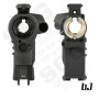 BJTAC CNC 7075 RECEIVER For Marui MWS AR/ M4 GBB Airsoft (Col-t) (BK)