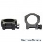 Vector Optics Tactical 30mm Low Mark Weaver Mount Ring