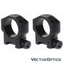 Vector Optics Tactical 30mm Low Mark Weaver Mount Ring
