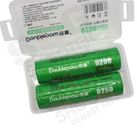 Doublepow 3.7v 18650 2500mAh 9250mWh Rechargeable Li-ion battery (2PCS)
