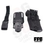 FFG 6354DO Holster for G17 18 with QL Mount and Thigh Strap ( BK )