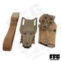 FFG 6354DO Holster for G17 18 with QL Mount and Thigh Strap ( CB )