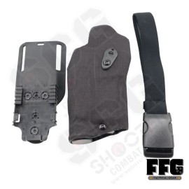 FFG 6354DO Holster for P320 with QL Mount and Thigh Strap ( Black )