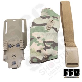 FFG 6354DO Holster for P320 with QL Mount and Thigh Strap ( Multicam )