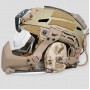 FMA Half Seal Mask(Folding)For Tactical Helmet Type A- DE