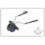 FMA EX Headset and Helmet Rail Adapter Set GEN1 For  Comtac I/II headphones ( BK )