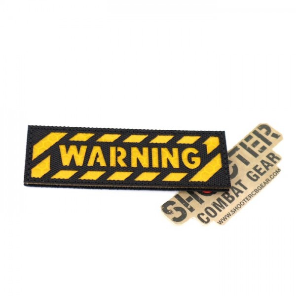 SCG Laser cut Patch" WARNING"