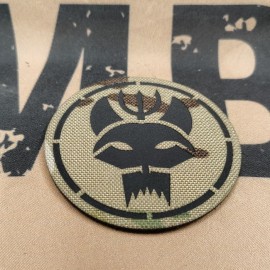 SCG Laser cut Patch SEALS TEAM -Circle MC-BK 