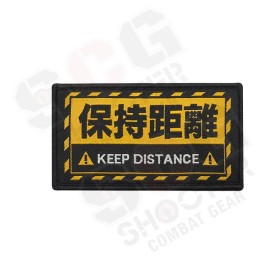 SCG Hoop & Loop Patch "Keep Distance "