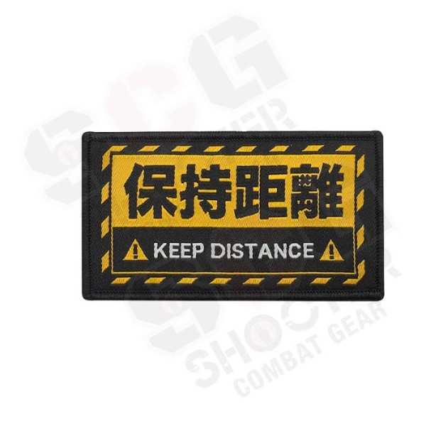 SCG Hoop & Loop Patch "Keep Distance "