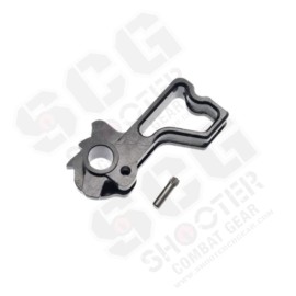 COWCOW Match Grade Stainless Steel Hammer For Hi-Capa/1911- TYPE C (Black)