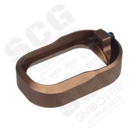 5KU CNC Aluminum Magwell for Marui G17 Gen.5 MOS (Black /Bronze)