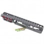 CTM FUKU-2 CNC CUTOUT UPPER SET Short Type For AAP01 GBB Pistol Series ( Black /Red)