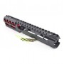 CTM FUKU-2 CNC CUTOUT UPPER SET LONG Type For AAP01 GBB Pistol Series ( Black /Red)