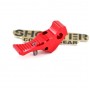 CTM TAC FUKU-2 CNC Aluminum Adjustable Trigger For AAP-01/C /WE Glock GBB (RED)