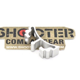 5KU Aluminum Moduler Trigger Shoe-E for Type-1 Base For TM Hi-Capa GBBP (Silver)